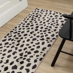 Daffodil Leopard Print Woven Rug - Threshold™ -Opalhouse GUEST 0efea80e 333d 4d53 ba99 3047838bb320