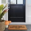 1'6"x2'6" It's Always Happy Hour Here Doormat Black - Opalhouse™