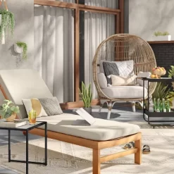 Opalhouse 21 7' X 10' Sunset Moroccan Tapestry Woven Outdoor Rug Light Brown - Opalhouseâ„¢