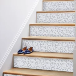 Animal Print Peel & Stick Wallpaper White/Light Blue - Opalhouse™: Removable, Bohemian Leopard Spot, Vinyl, 27.5 Sq Ft -Opalhouse GUEST 267ee41d 5da0 45fb a531 f9489fa38b9c