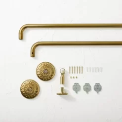 66"-120" Medallion Snap Grip French Curtain Rod Brass - Opalhouse™ Designed With Jungalow™ 7 66"-120" Medallion Snap Grip French Curtain Rod Brass - Opalhouse™ Designed With Jungalow™ -Opalhouse GUEST 34d78b5a 5da3 4bcd ae5c 12c693e0d007