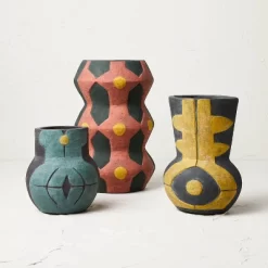 Large Geo Pattern Vase Red - Opalhouse™ Designed With Jungalow™ 7 Large Geo Pattern Vase Red - Opalhouse™ Designed With Jungalow™ -Opalhouse GUEST 3934c160 7c51 42b9 85ef 42416fd61672