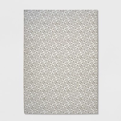 Cameo Outdoor Rug Gray/White - Opalhouse 7 Cameo Outdoor Rug Gray/White - Opalhouse - Image 5