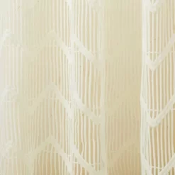 1pc 50"x84" Sheer Zig Zag Macrame Curtain Panel Cream - Opalhouse™ Designed With Jungalow™ -Opalhouse GUEST 453c4af7 309c 4148 8efd 84874224d2bb