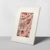 4" X 6" Embossed Ceramic Frame White - Opalhouse™ -Opalhouse GUEST 47c68c43 ed5d 4c77 964f 5b19d4ff5aaa