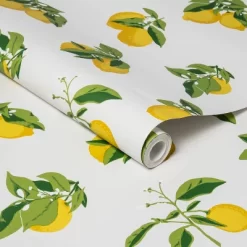 Lemons Peel & Stick Wallpaper Yellow - Opalhouse™: Cute Removable Vinyl, Repositionable, Stain-Resistant, Washable -Opalhouse GUEST 4f25dc11 18c7 40f0 890a 0da35b46b278