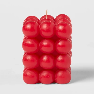 3.5" Unscented Bubble Sculpture Candle 12oz - Opalhouse™ 5 3.5" Unscented Bubble Sculpture Candle 12oz - Opalhouse™ - Image 3