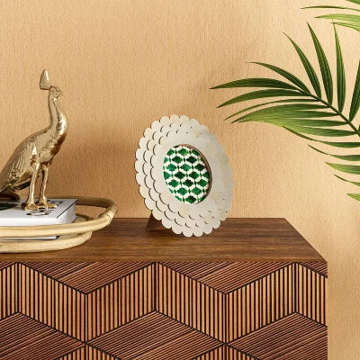 4" X 4" Round Frame Bone - Opalhouse™ 3 4" X 4" Round Frame Bone - Opalhouse™