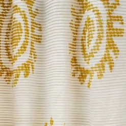 1pc 50"x84" Light Filtering Jacquard Curtain Panel Gold - Opalhouse™ Designed With Jungalow™ -Opalhouse GUEST 914fca59 4940 4a38 977a d369d522b944
