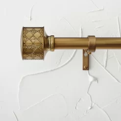 Pierced Drum Curtain Rod Brass - Opalhouse™ Designed With Jungalow™ 7 Pierced Drum Curtain Rod Brass - Opalhouse™ Designed With Jungalow™ -Opalhouse GUEST 99799094 1591 4a14 8c22 897f62e39ab5