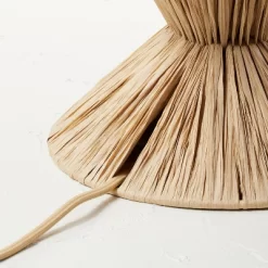 Faux Raffia Table Lamp Brown (Includes LED Light Bulb) - Opalhouse™ Designed With Jungalow™ -Opalhouse GUEST b49749e7 ae6e 4925 931c 3149c35fba4d