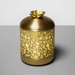 200ml Metal Flower Cutout Color-Changing Oil Diffuser Gold - Opalhouse™ 11 200ml Metal Flower Cutout Color-Changing Oil Diffuser Gold - Opalhouse™ -Opalhouse GUEST be53ae4e 50ec 4323 a07e 251cf8563ca1