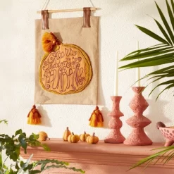 Short Clay Taper Candle Holder Red - Opalhouse™ Designed With Jungalow™