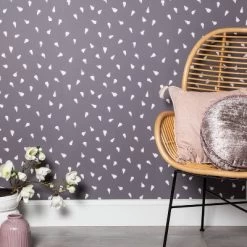Scattered Seeds Peel & Stick Wallpaper Gray/White - Opalhouseā¢