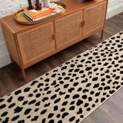 Daffodil Leopard Print Woven Rug - Threshold™ -Opalhouse GUEST fd7ce3b6 e6f3 40a7 83d7 ec02ffd3ec0b